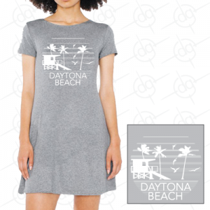 Digitally Printed T-Shirt Dresses Daytona Beach